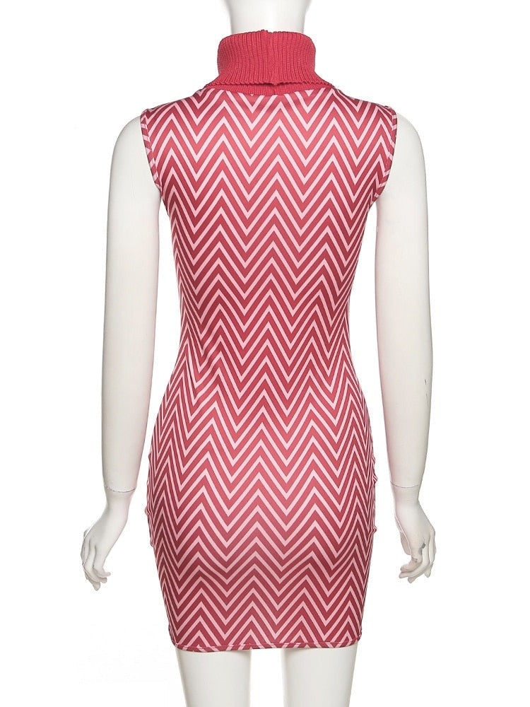 Letter Embroidery Mini Dress