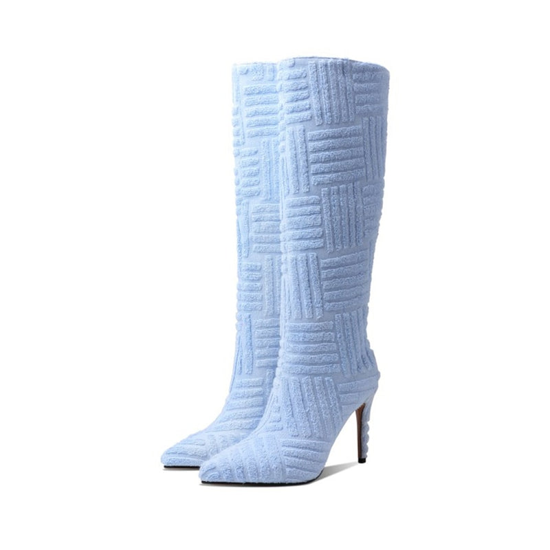 Knit Knee High Boot