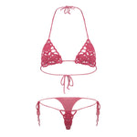 Floral Handmade Crochet Lingerie Set
