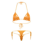 Floral Handmade Crochet Lingerie Set