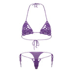 Floral Handmade Crochet Lingerie Set