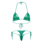 Floral Handmade Crochet Lingerie Set