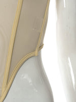 Cream Mesh Corset Top