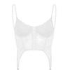 Sheer Lace Bustier Top