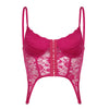 Sheer Lace Bustier Top