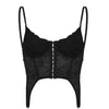 Sheer Lace Bustier Top