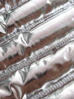 Metallic Puffer Mini Dress